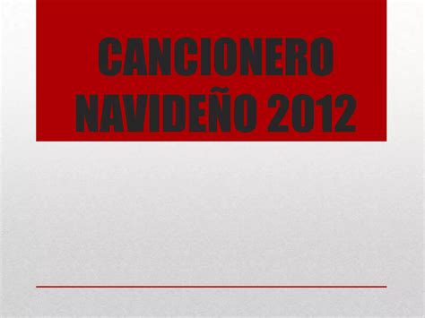 Cancionero Navide O Ppt