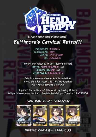 Baltimore S Cervical Retrofit Nhentai Hentai Doujinshi And Manga