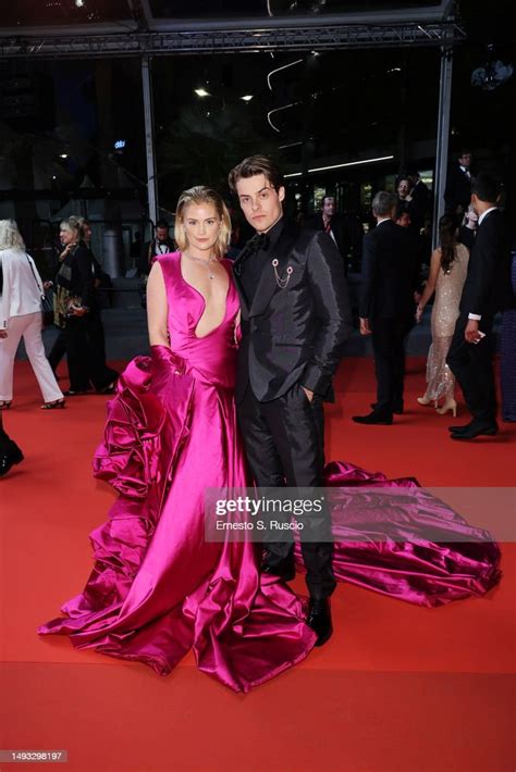 Alicia Agneson And Herman Tommeraas Attend The Cobweb Red Carpet