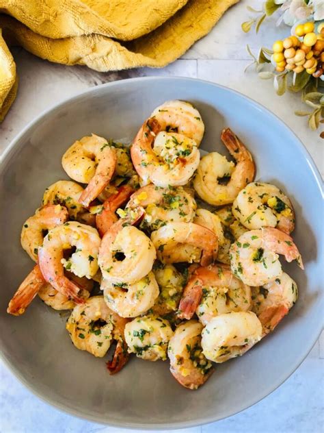 Easy Lemon Garlic Prawns Recipe Simplify Create Inspire