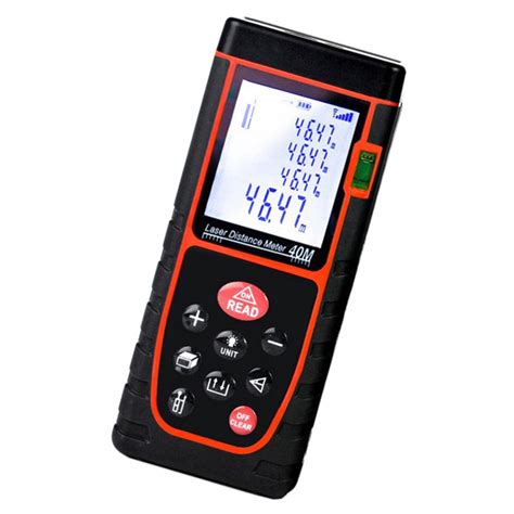 Buy M Ft Red Digital Laser Distance Meter Finder Measure