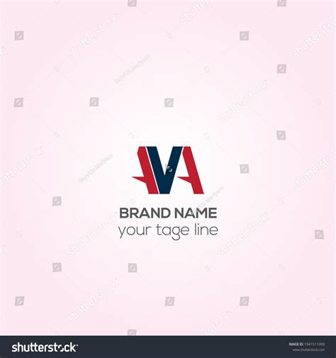 ava vector logo design ava creative stock vector royalty