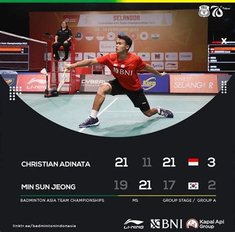batc  christian adinata pastikan kemenangan indonesia atas korea