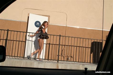 Allie Haze Sucking Huge Penis From Gloryhole Porn Pictures XXX Photos