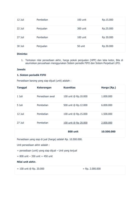 361819874 Contoh Soal I Lifo Fifo Docx