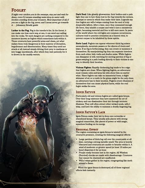 Dnd 5e Homebrew — Book Of Beautiful Horrors Monsters By Regerem