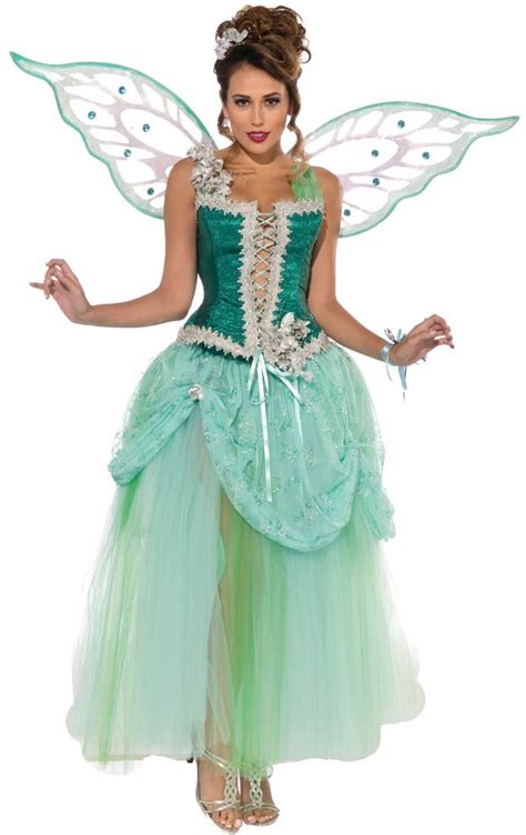 Deluxe Emerald Fairy Costume Fairy Costumes Fairy Costume Costumes