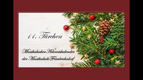 Der musikalische Adventskalender 11 Türchen YouTube