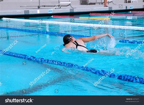 Swimmer During Practice Butterfly Stroke Stock Photo 3073271 | Shutterstock