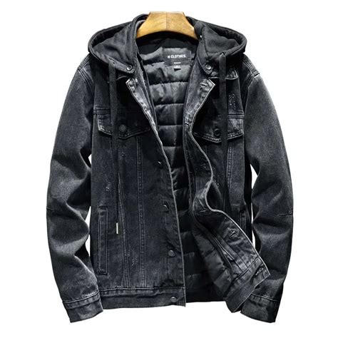 Wool Lined Denim Jacket Men Jacket Denim Winter Men Winter Male