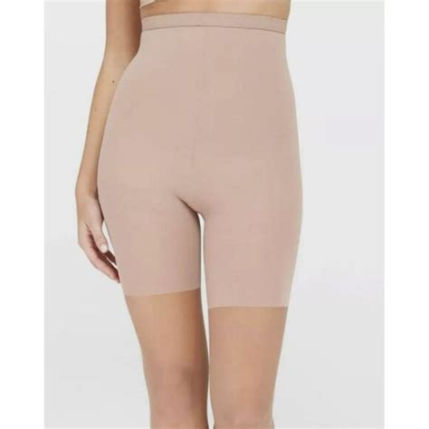 Spanx Intimates Sleepwear Spanx Assets Nude High Waist Mid Thigh Shaper Size New Poshmark