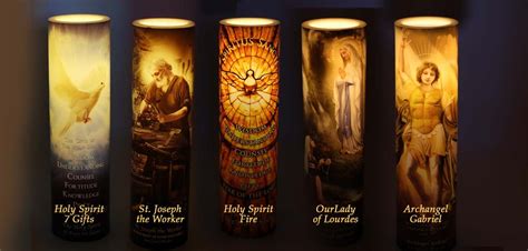 The Saints T Collection Led Prayer Candles And Catholic Ts