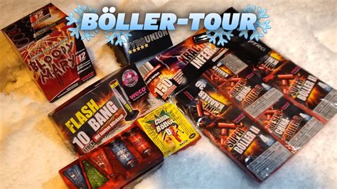 Silvester Vorfreude Böller Tour im Schnee Experiment YouTube