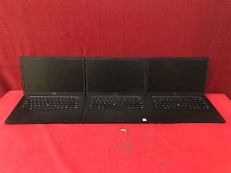 3pc Dell Latitude 7490 Laptops No Power Cords Sierra Auction Management Inc