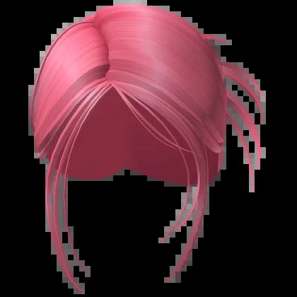 Geek Chic Messy Bun Hot Pink Roblox Item Rolimon S