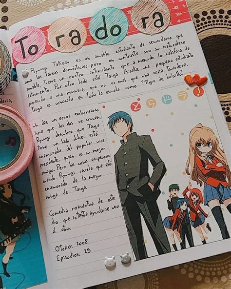 Anime Journal Day 9 Revistas Art Journal Pages Titulos Para Cuadernos