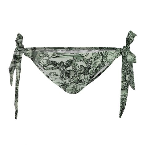 Aloha From Deer Durer Series Apocalypse Bikini Bows Bottom In Green Lyst