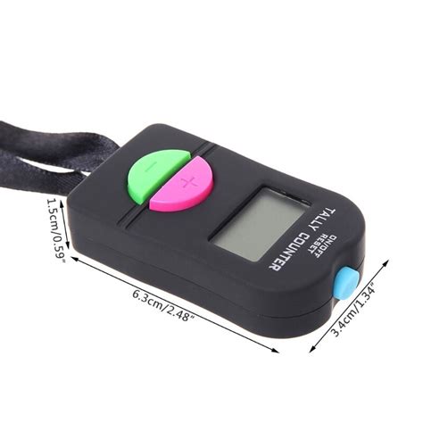 Digital Hand Tally Counter Electronic Manual Click Grandado