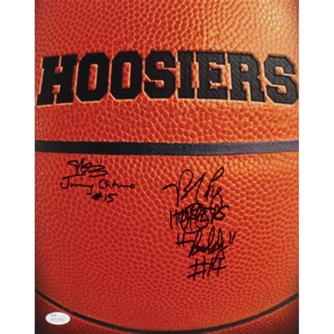 Maris Valainis & Brad Long Signed "Hoosiers" 11x14 Photo Inscribed ...