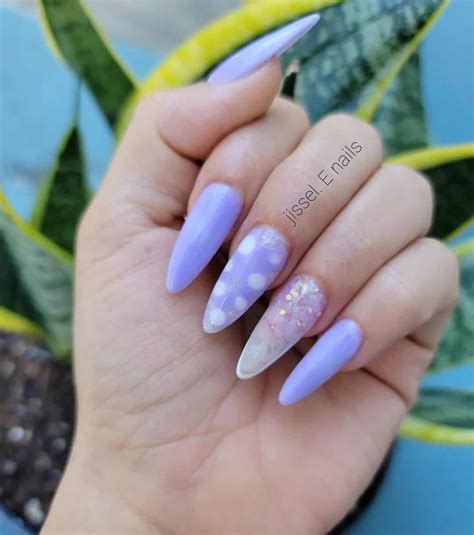 Top Prettiest Lavender Nail Design Ideas