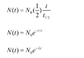 Half Life Chemistry Formula