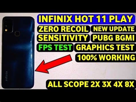 Infinix Hot Play Review Graphics Fps Test Bgmi Pubg Zero Recoil New Update Sensitivity No