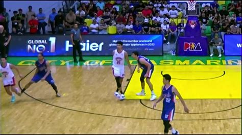 Chris Newsome Offensive Foul Flagrant In Q Vs Brgy Ginebra