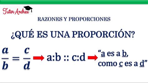 ProporciÓn ¿qué Es Una Proporción En Matemáticas Clases De Matemáticas Youtube