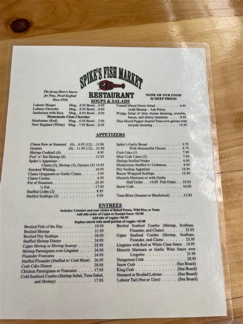 spike's fish market & restaurant point pleasant beach nj 3