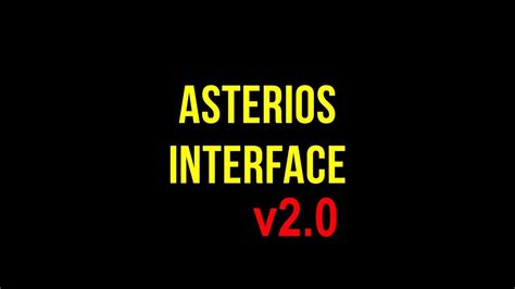 Asterios Interface v2.0 - YouTube