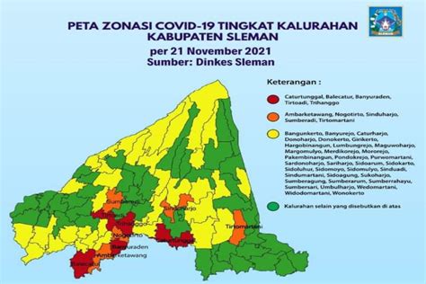 Jumlah Kelurahan Zona Hijau Covid Di Sleman Hampir Persen