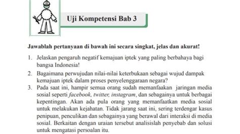 Kunci Jawaban Pkn Kelas 12 Halaman 92 Jelaskan Pengaruh Negatif