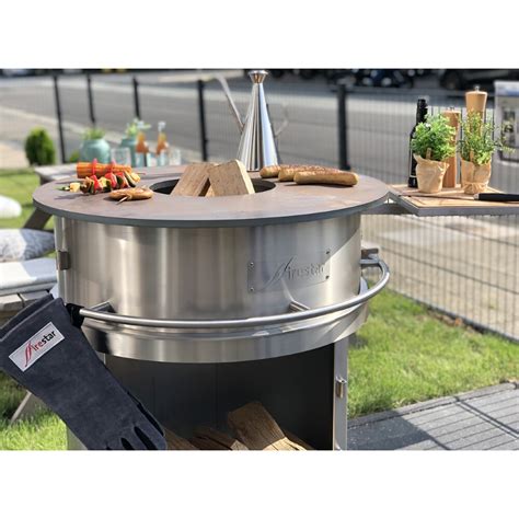 Firestar Grilltisch Open Fire Bbq Edelstahl Geb Rstet G Nstig Kaufen