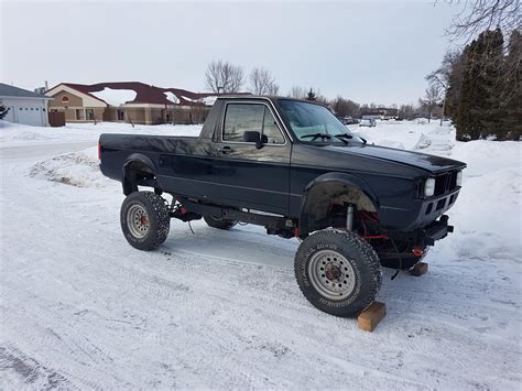 Slammed Vw Rabbit Truck