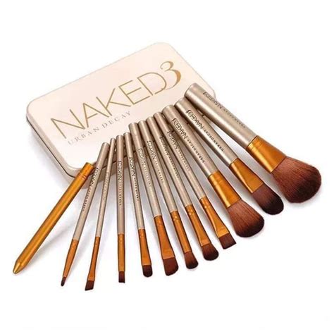 Bộ cọ trang điểm 12 món NAKED 3 siêu rẻ bộ cọ mềm mại phù hợp cho mọi người