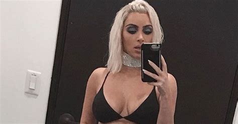 Kim Kardashian Flaunts Tiny Waist In Almost Forgotten Near Naked Mirror Selfie Mirror Online