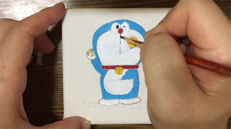 Acrylic Painting 1 Doraemon 아크릴 그림 1 도라에몽 Youtube