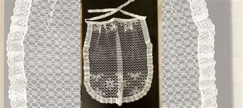 Фартук передник кружевной белый купить в Москве | Хобби и отдых | Авито