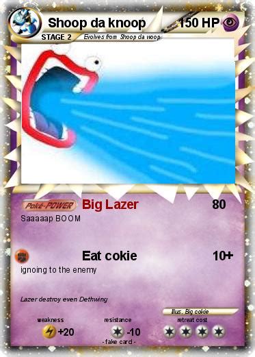 Pokémon Shoop Da Knoop Big Lazer My Pokemon Card