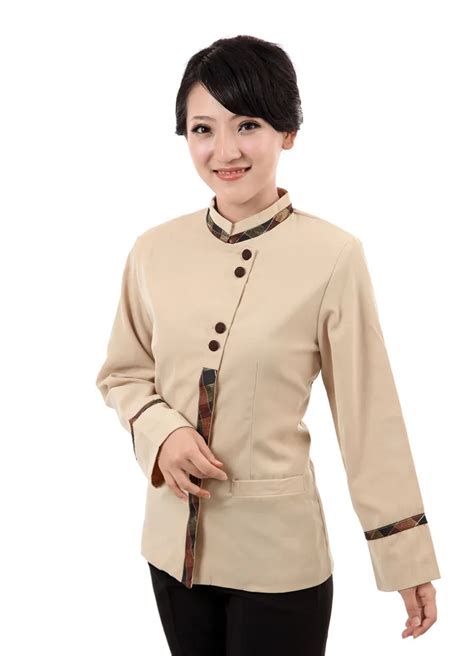 Hotel Waiter Uniform Clothing Autumn And Winter Waiter Dress Uniform Cleaning Service Hotel