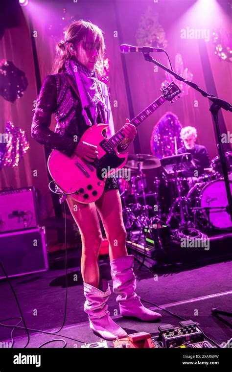 Milan Italy 05th Jun 2024 The Italian Japanese Band BLONDE REDHEAD Performs Live On Stage At