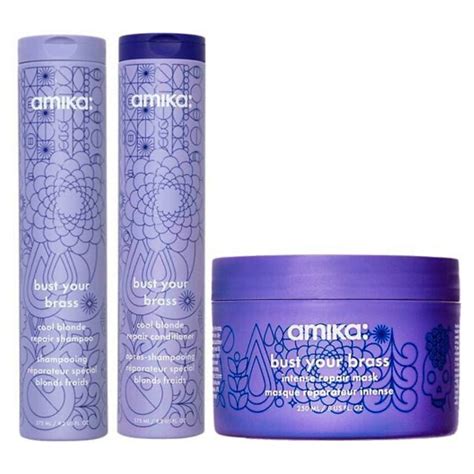 AMIKA Набор Bust Your Brass Cool Blonde Repair Trio купить по цене в ЛЭТУАЛЬ