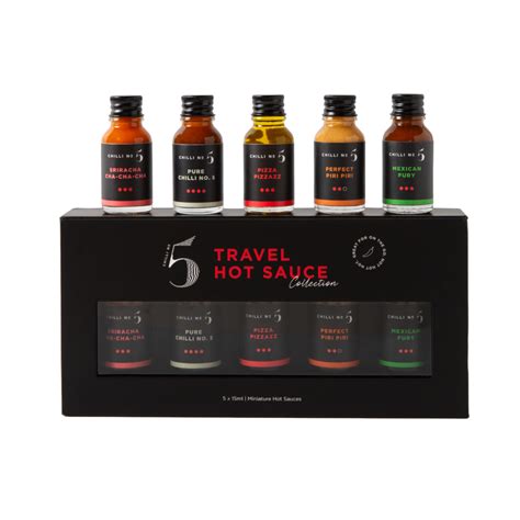 Best Mini Hot Sauce Gift Set Great For Travel New Launch From Chilli No 5