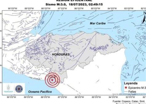 Se Registra Sismo En El Golfo De Fonseca A Unos Kil Metros De Amapala