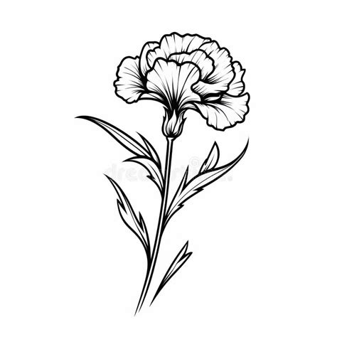 Minimalist Carnation Stock Illustrations 241 Minimalist Carnation