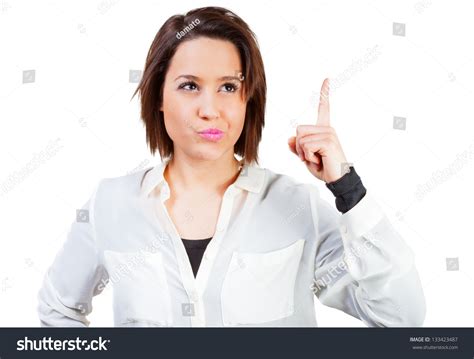 Pretty Woman Thinking Hard Stock Photo 133423487 Shutterstock