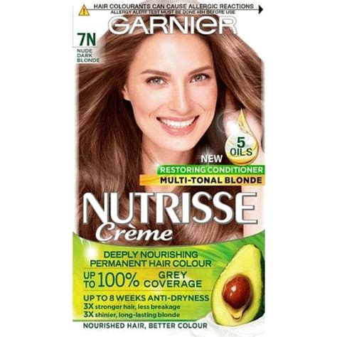 Garnier Nutrisse Nude Hair Dye 7 132 Dark Blonde Compare Prices Where To Buy Trolley Co Uk