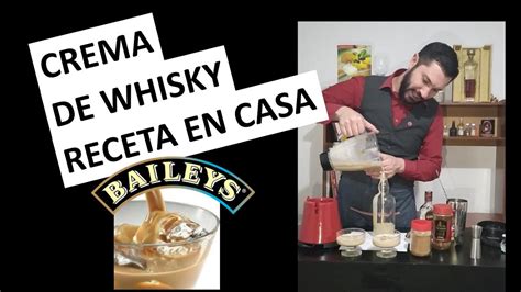 Cómo hacer BAILEYS CASERO crema de whisky casera 2020 YouTube