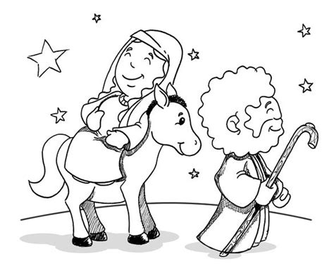 Coloring Pages Mary And Joseph