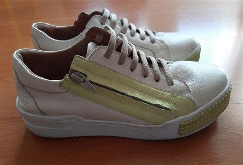 Tenis Nude em Couro Natural Tênis Feminino Colato Usado 105853532 enjoei